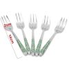 10 Pcs Salad Fork Set Stainless Steel Dessert Forks Fruit Forks Cupcake Forks