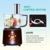 Multifunctional 600W 10Cup Classic Compact Food Processor Chef Machine Mixer Blender