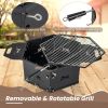 Travel Camping Portable Charcoal Grill Stove with Foldable Body