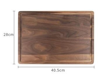 Black Walnut Wood Cutting Board Creative Whole Tray Fruit Chopping Cutting Board Wood Chopping Blocks For Kitchen (Option: Rectangula L)