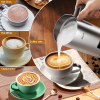 300ml Automatic Milk Heater Multifunction Cold / Hot Latte Milk foam 500W LED Touch control, cappuccino chocolate protein powder