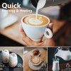 300ml Automatic Milk Heater Multifunction Cold / Hot Latte Milk foam 500W LED Touch control, cappuccino chocolate protein powder